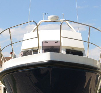 stainless steel boat handrail
