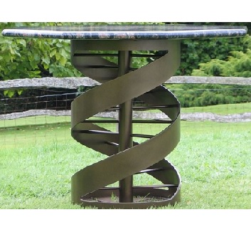 DNA helix base table mild steel