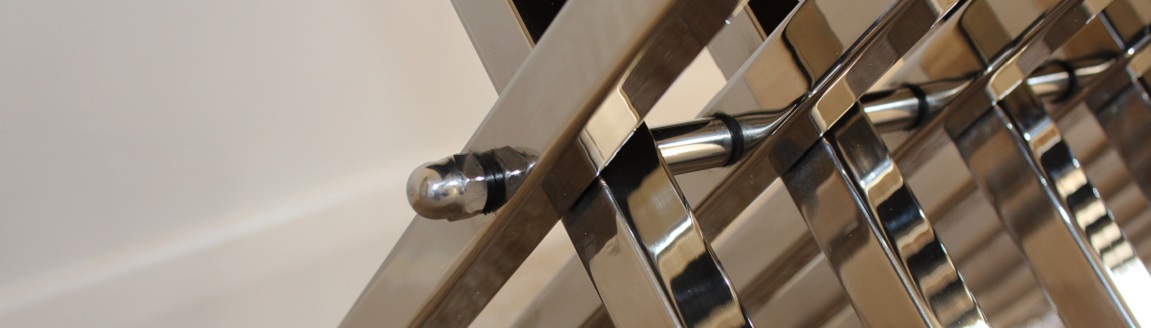 stainless steel luggage rack